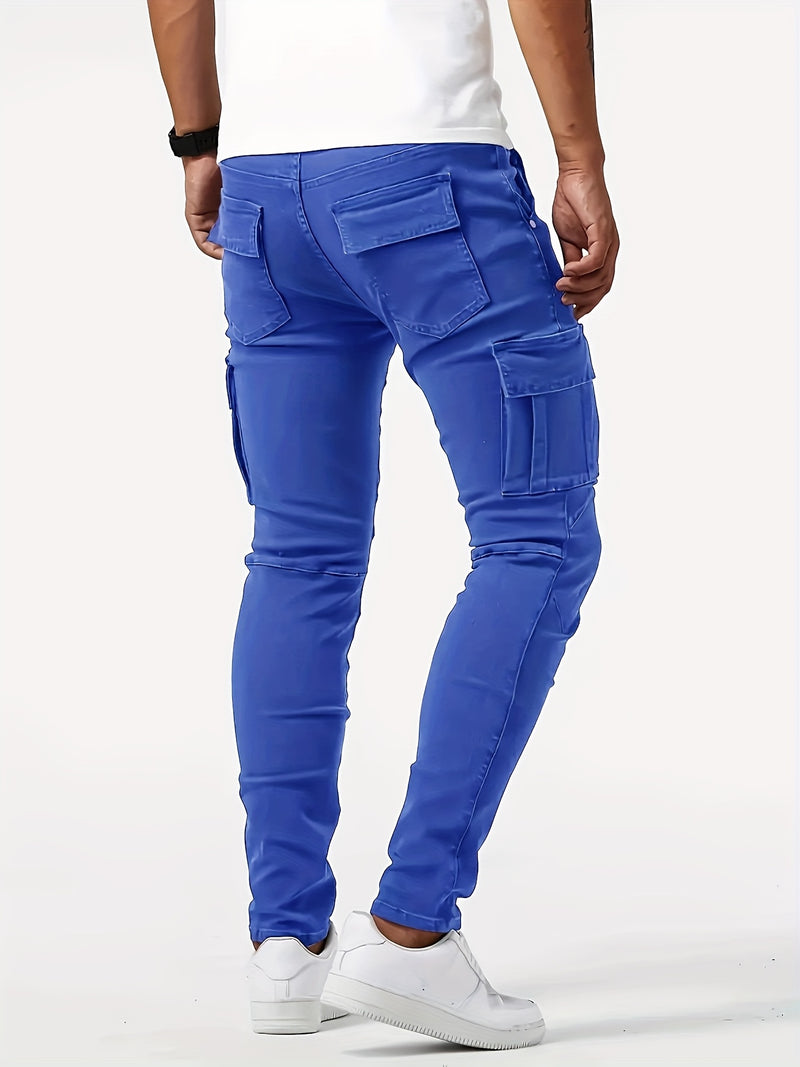Men's Stylish Long Pants with a Trendy Casual Design.