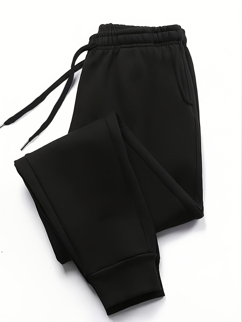 A Pair of Men's Casual Mid-Waist Sports Pants.