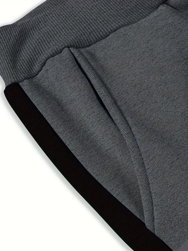 Men’s Athletic Joggers Featuring Printed Stretch Material for Gym And Jogging.