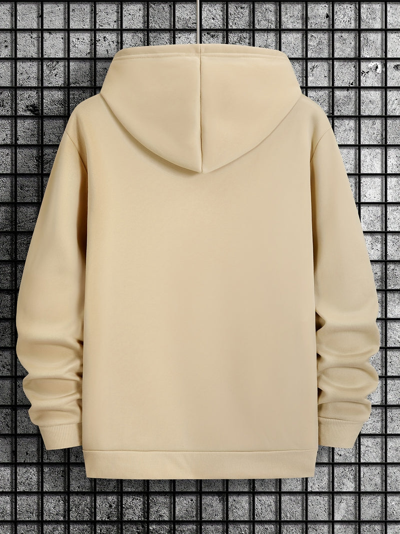 Men's Casual Polyester Hoodie.