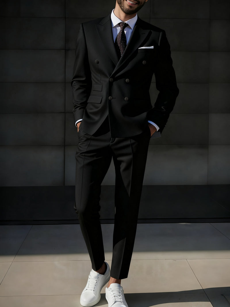 Two-Piece Men's Suit Set, Ideal for Business, Parties, And Formal Events.