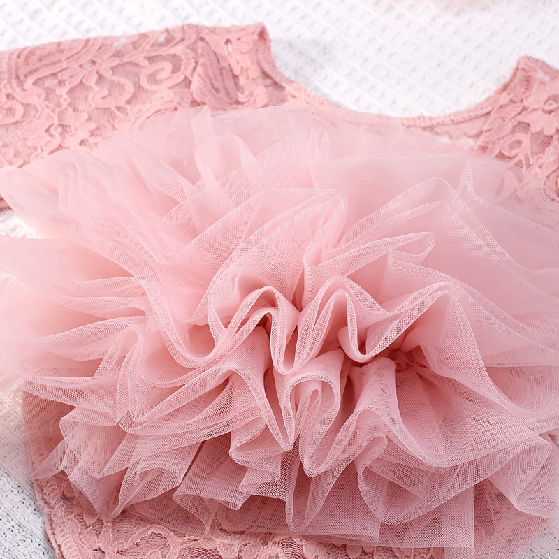 2pcs Newborn Girl Lace Tutu & Headband Set.