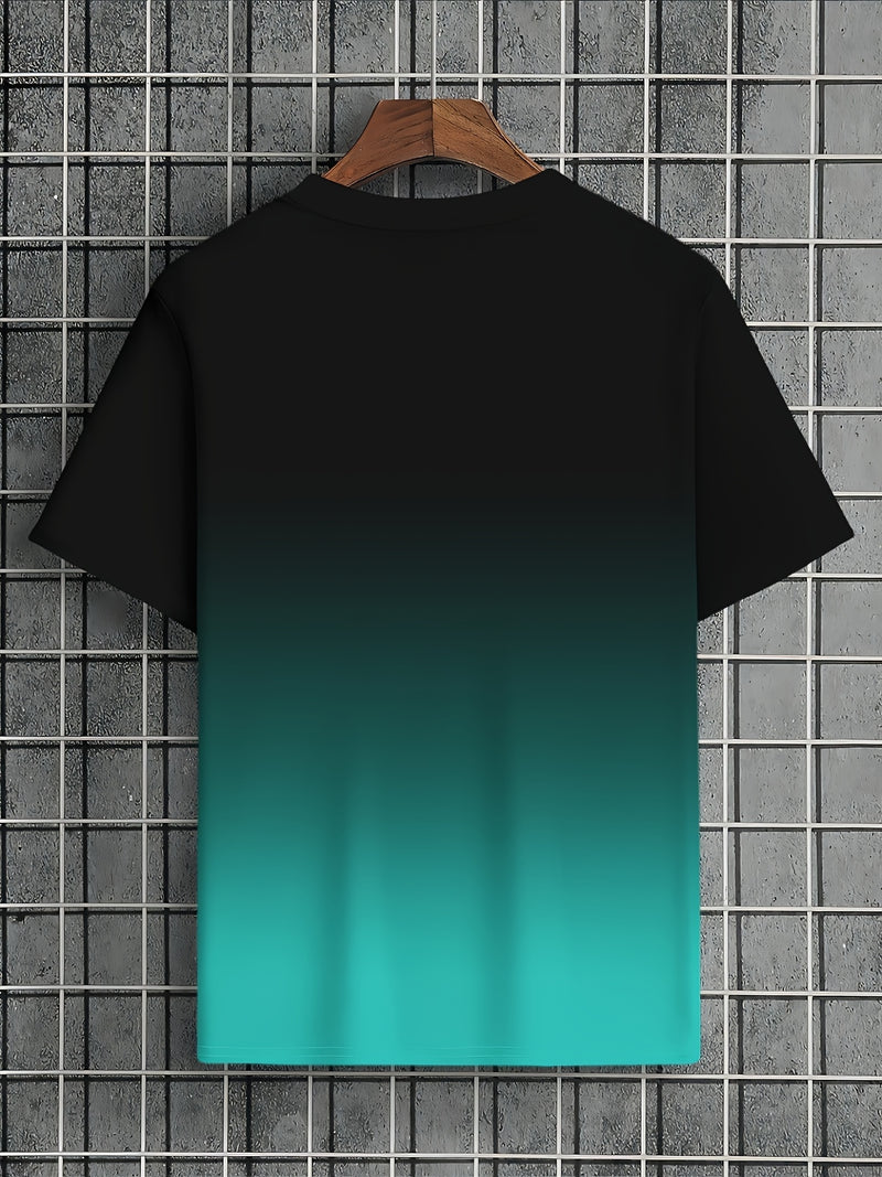 Men's AI Chip Circuit Graphic T-Shirt.