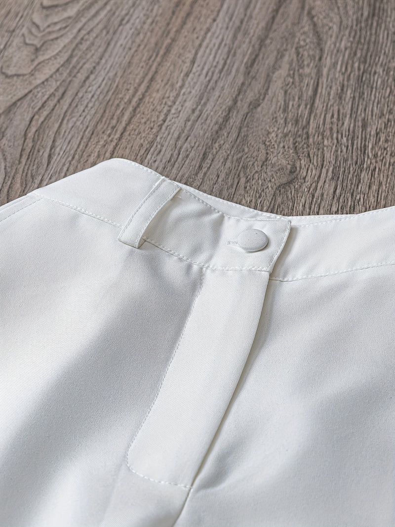 Women’s Solid Color Pants and Camisole Set.