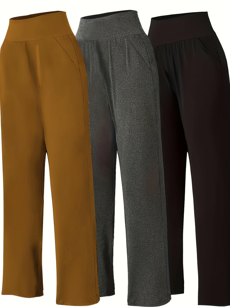 Three Pieces of Women's Fashion Pants.