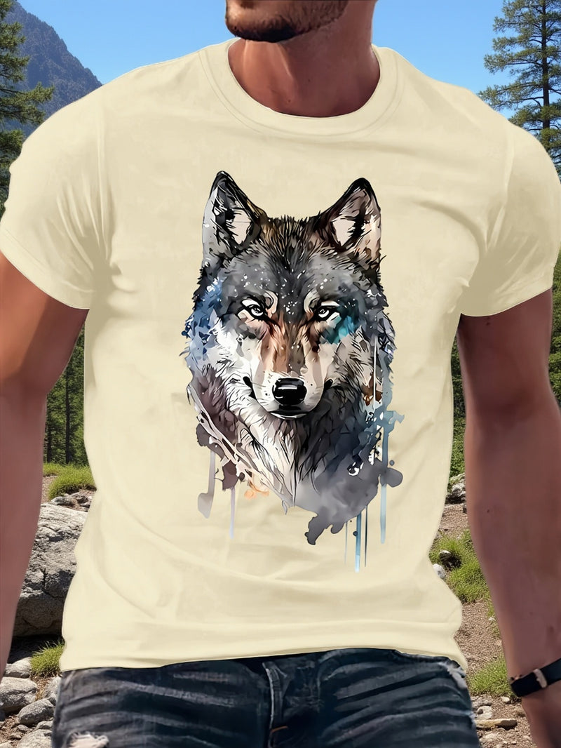 Men's Casual Trendy Street Sports Short-Sleeve T-Shirt, New Summer Style.
