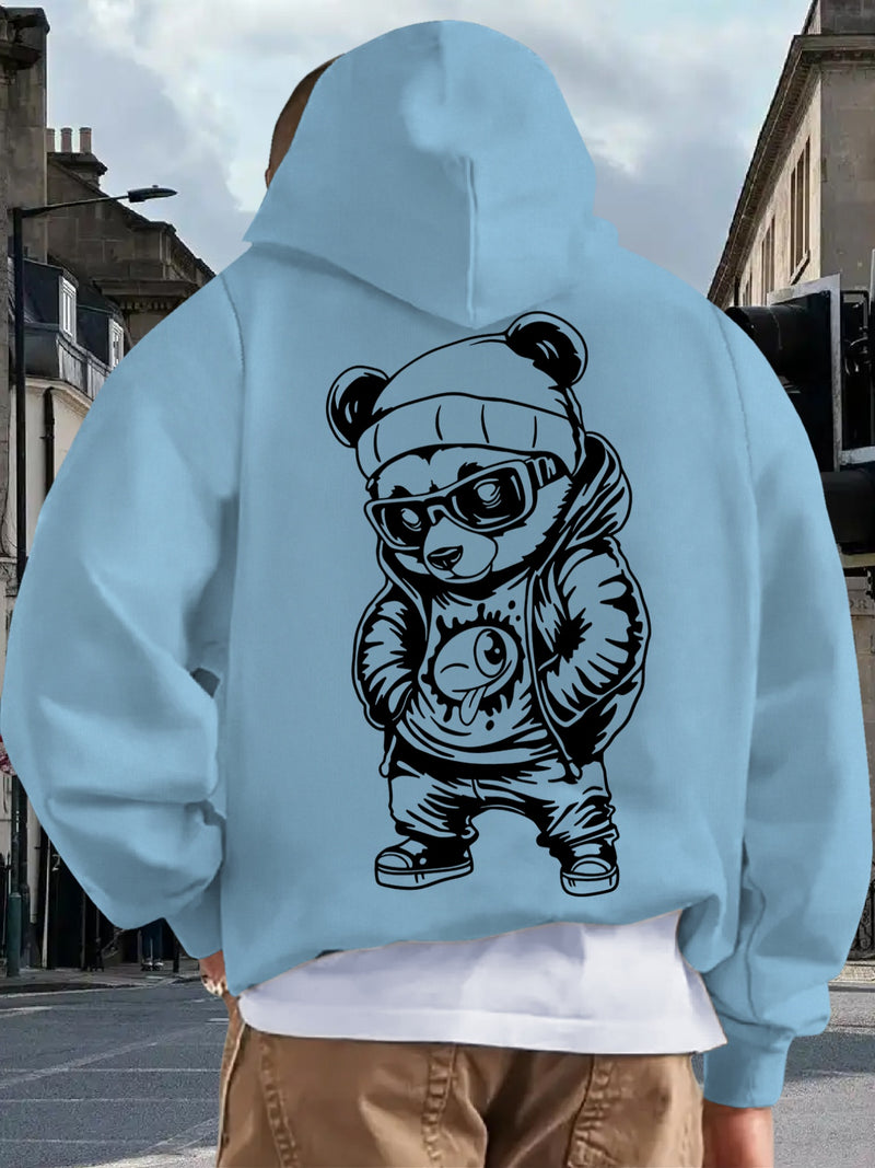 Men's Casual Hooded Sweatshirt.