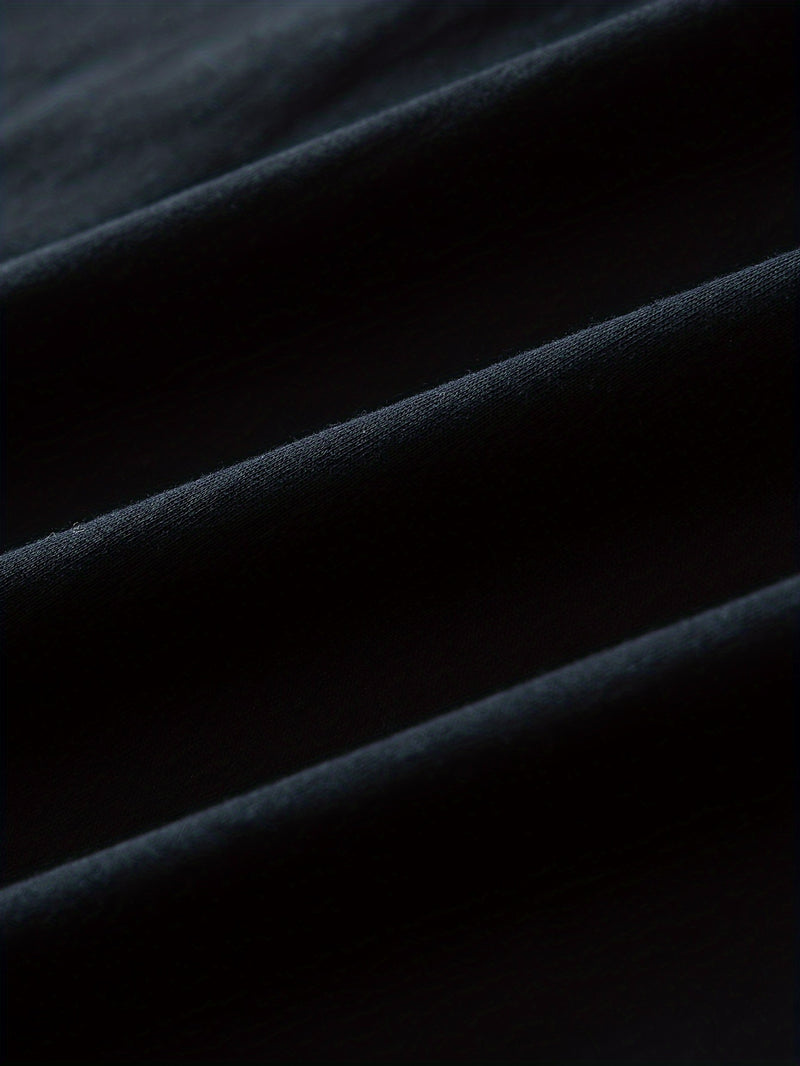 3pcs  Men’s T-Shirts Trendy Crew Neck.