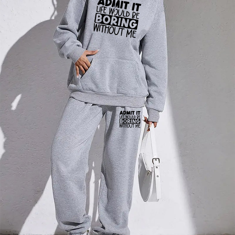 Women's Casual Long-Sleeve Hoodie.