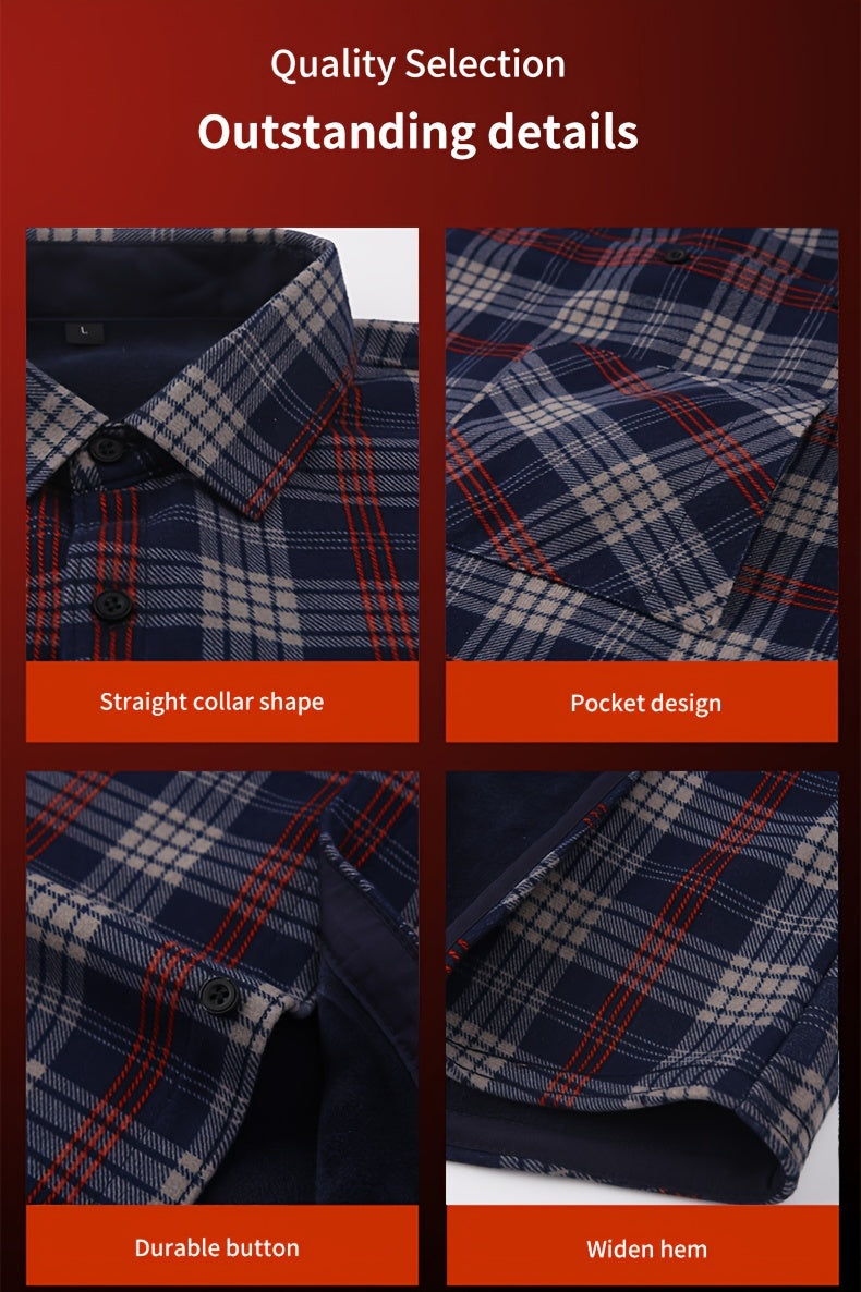 Men's Flannel Checkered Shirt.
