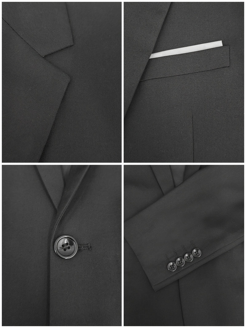 Men's 2pcs Slim-Fit Suit Set.