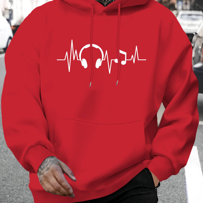 Men's New Fashion Hooded Sweatshirt.