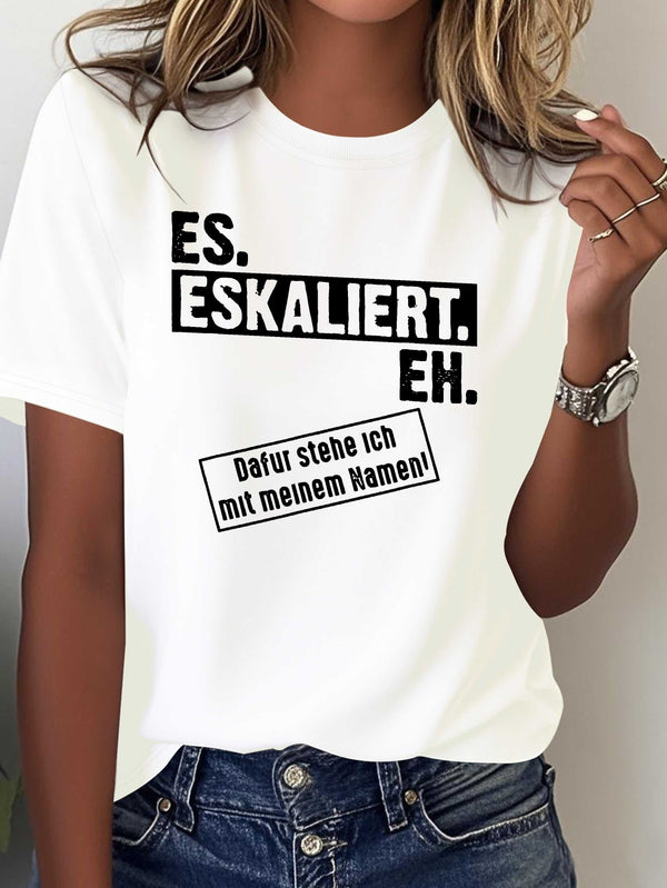 Women's Funny German Saying T-Shirt.