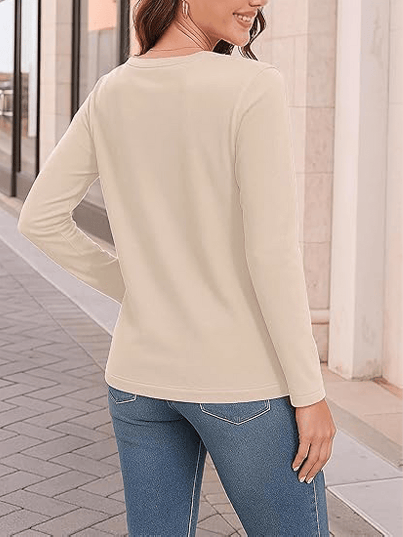 Women's T-Shirt, New Autumn/Winter Style Long Sleeve.