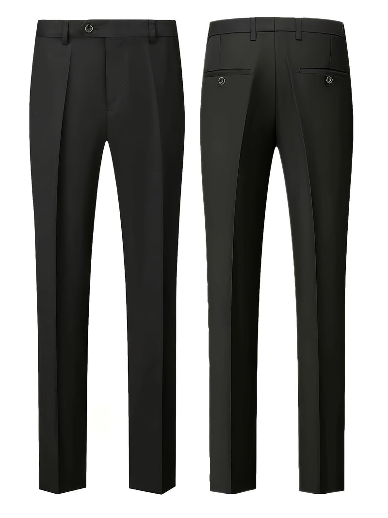 Men's 2pcs Suit Set, Jacket + Trousers, Stylish and High-Quality.
