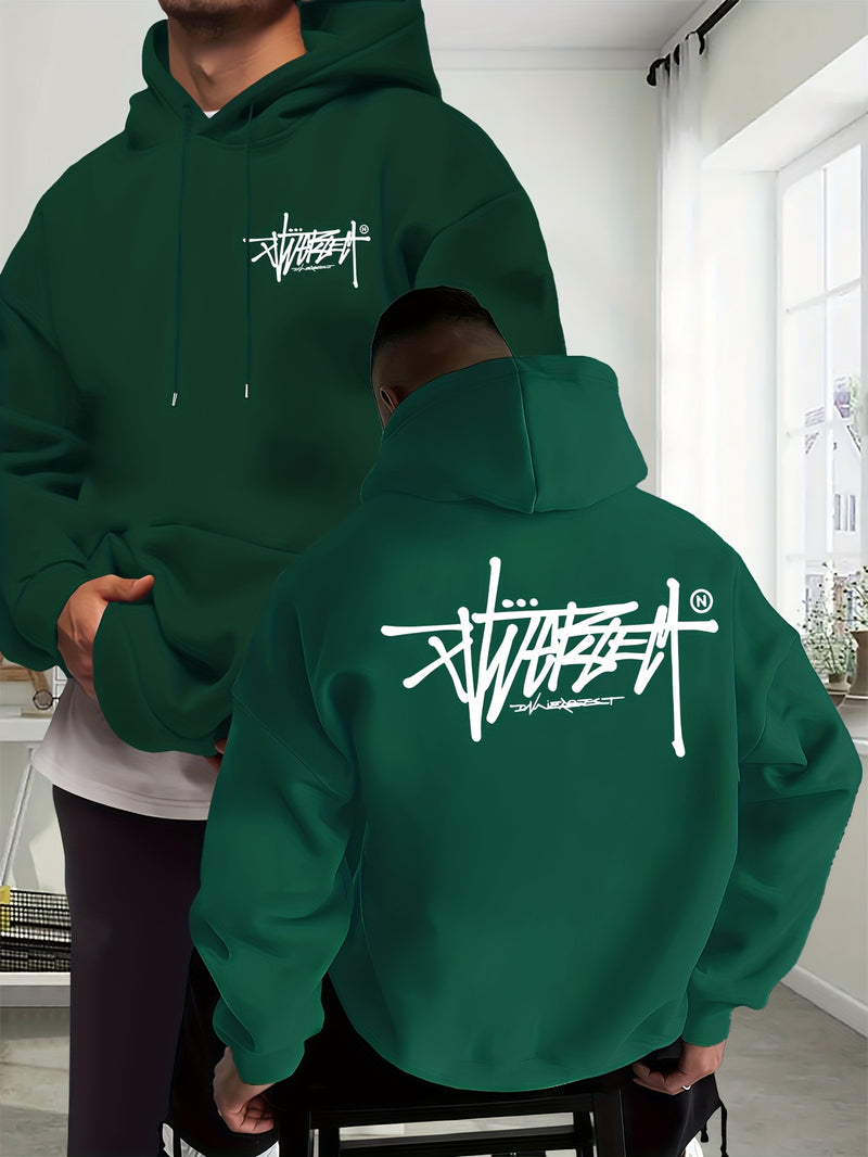 Men's Trendy Autumn-Winter Hooded Sweatshirt.