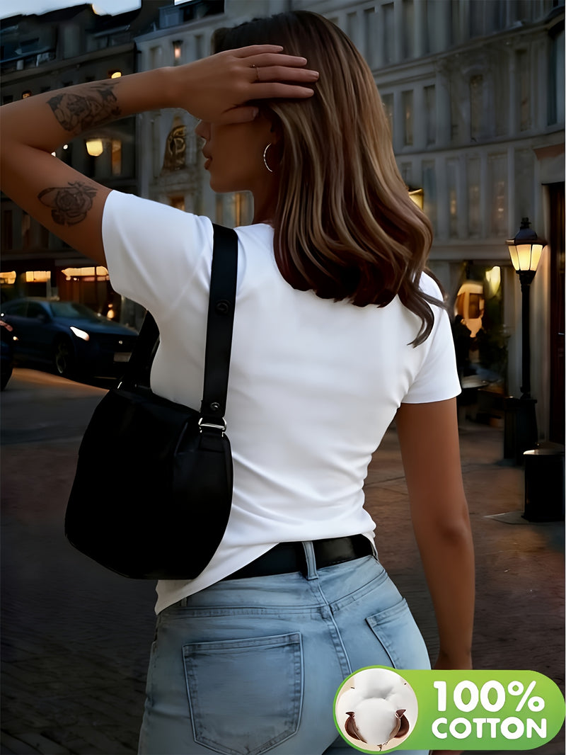 Women's Pure Comfortable T-shirt.