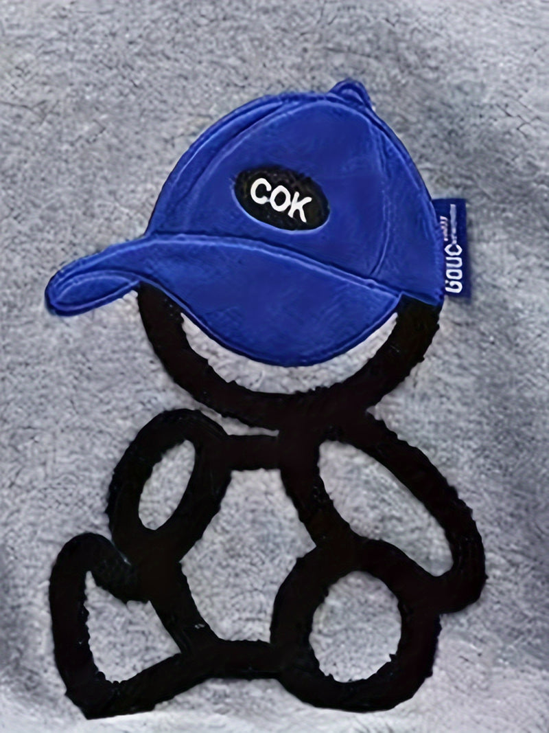 A Trendy Round-Neck Sweatshirt for Boys with a Faux Two-Piece Design.