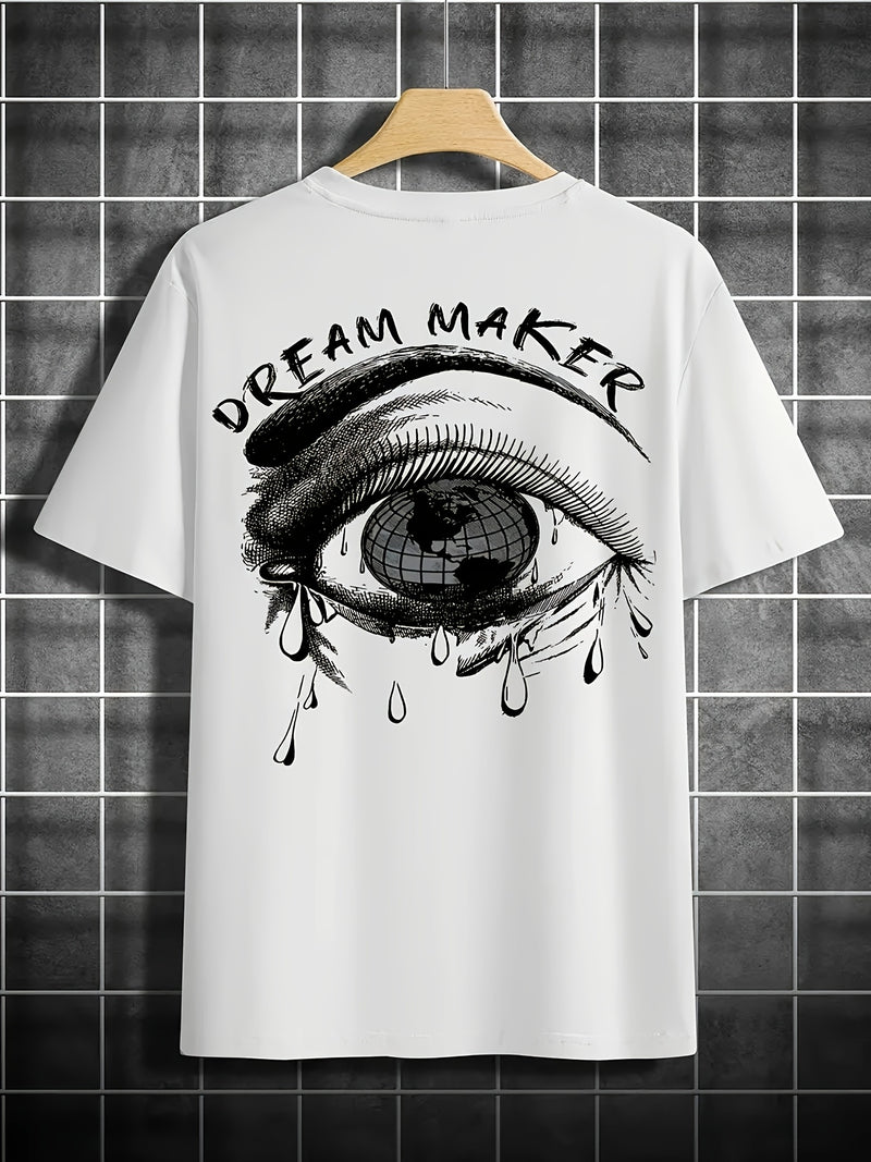 4pcs Men's Casual 3D Short-Sleeve T-Shirts.