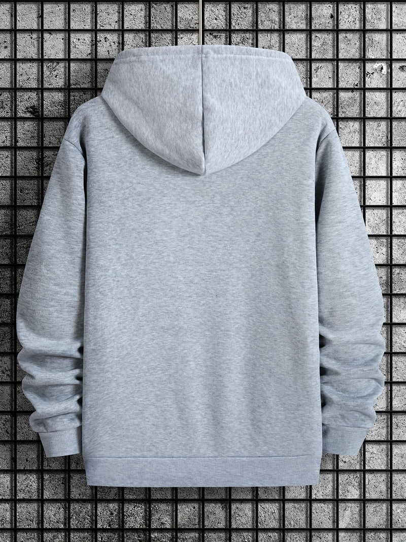 Men's Casual Polyester Hoodie.
