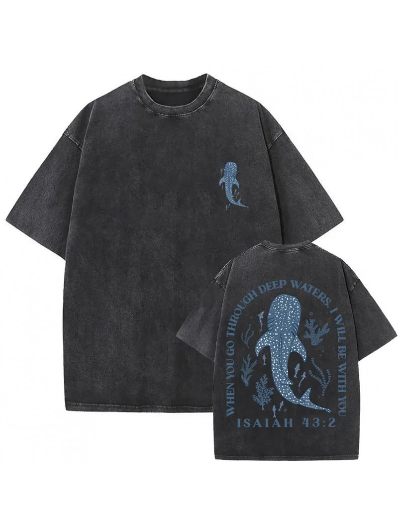 Whale Shark Printed T-Shirt Fashion for Men And Women.