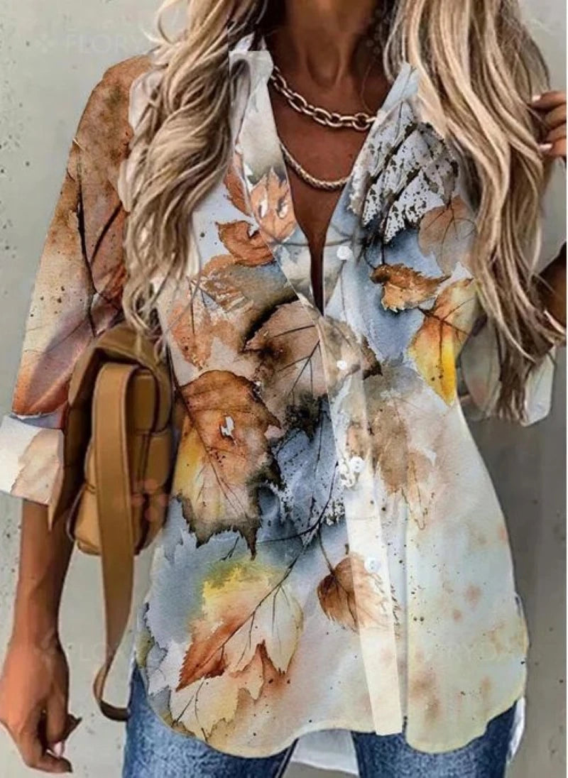Fashion shirt women temperament long-sleeved woman shirt.