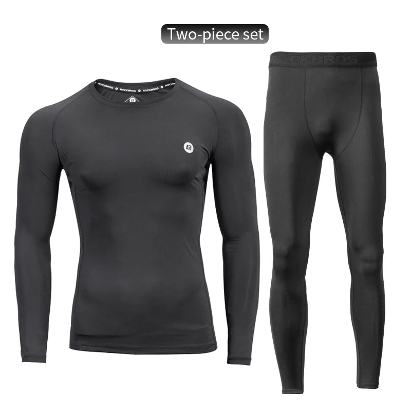 ROCKBROS Men's Sport Suits Running Sets Quick Dry Sweat-absorbent Sports.