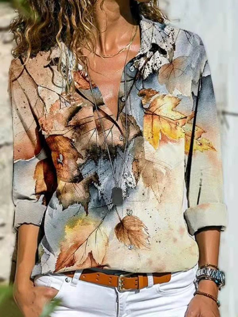 Fashion shirt women temperament long-sleeved woman shirt.