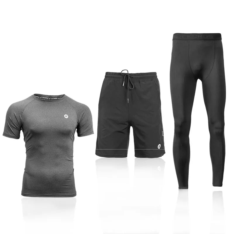 ROCKBROS Men's Sport Suits Running Sets Quick Dry Sweat-absorbent Sports.