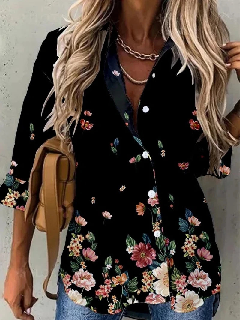 Fashion shirt women temperament long-sleeved woman shirt.