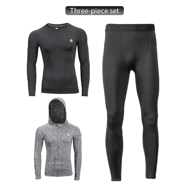ROCKBROS Men's Sport Suits Running Sets Quick Dry Sweat-absorbent Sports.