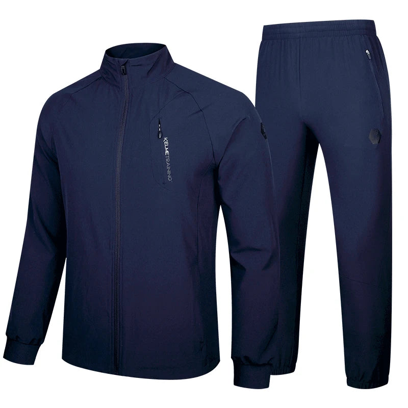 Kelme Men's Tracksuit Sportswear Men Running Suit Spring Jogging Male Fitness.