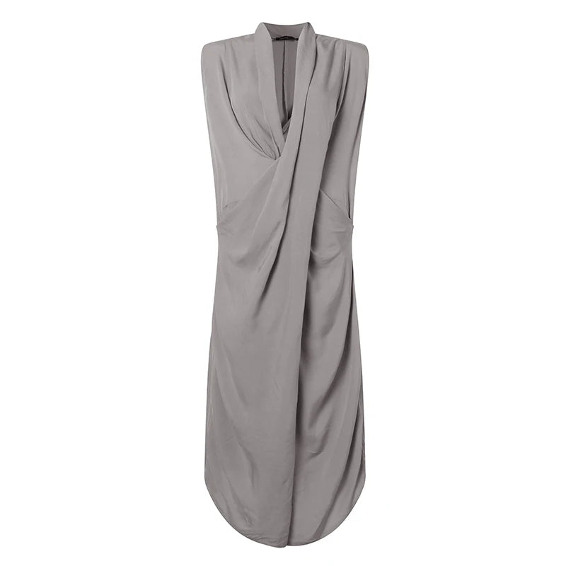 Women’s Oversize Asymmetrical Maxi Dress.