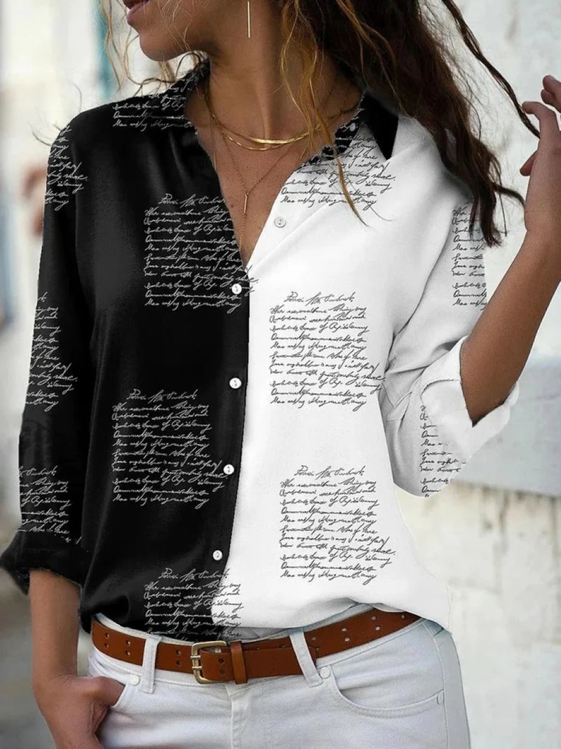 Fashion shirt women temperament long-sleeved woman shirt.