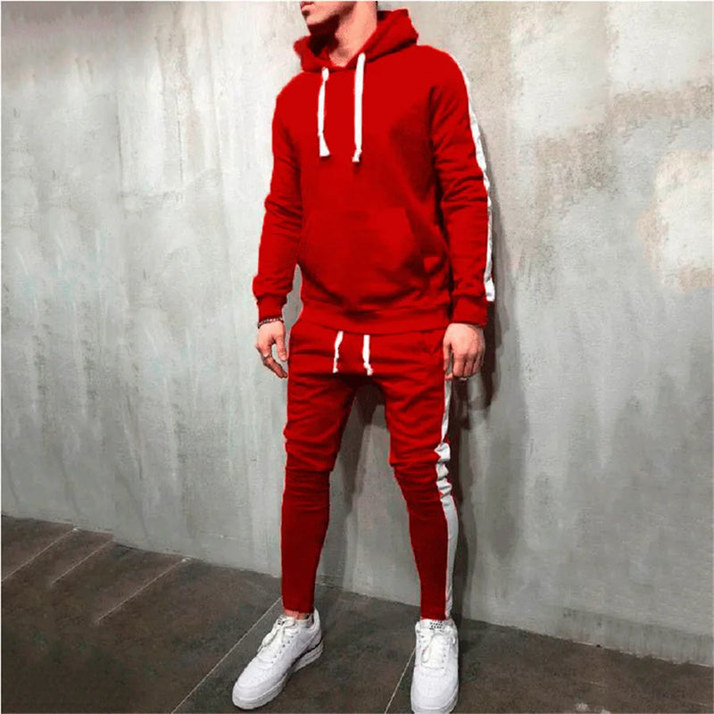 Autumn Men Running Set Men Sport Suits Sportswear 2Pcs Tracksuit Sportswear.
