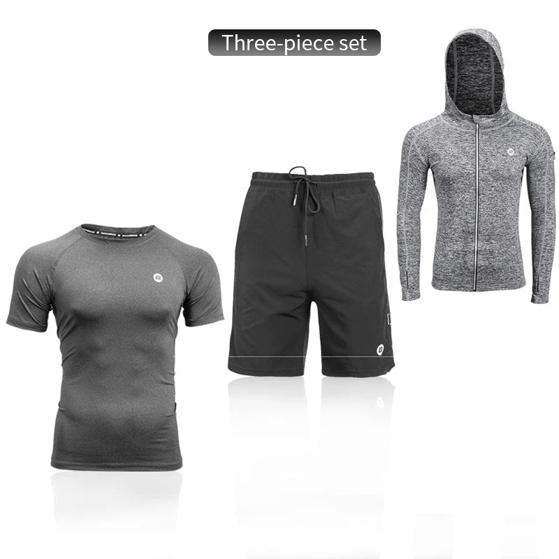 ROCKBROS Men's Sport Suits Running Sets Quick Dry Sweat-absorbent Sports.