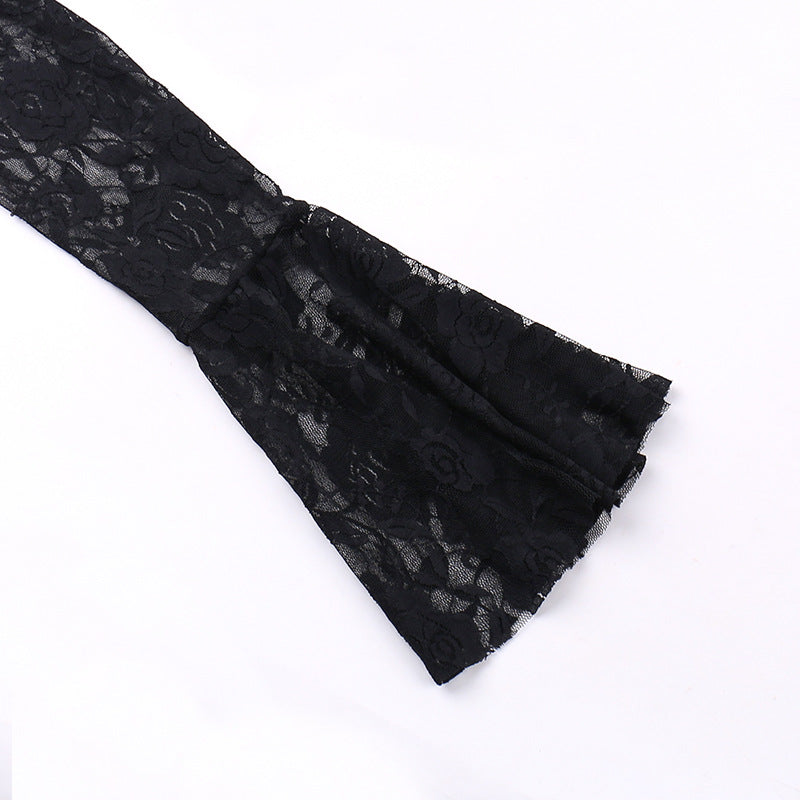 AltGoth Aesthetic Gothic Midi Dress Women Vintage.