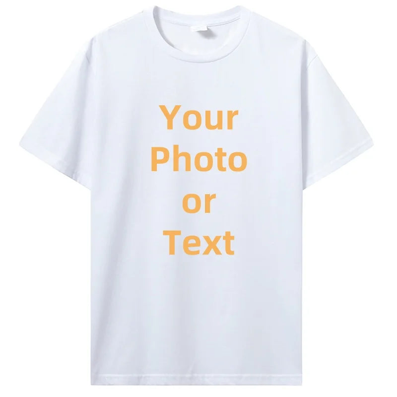 Custom T-shirt Customized Tshirt Personalized T Shirt Diy Print Your Photo.