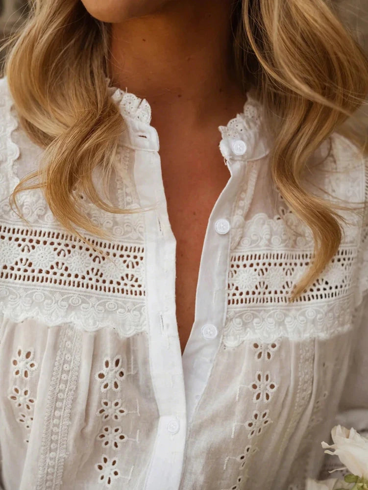 Spring/Summer Women's Wear Vacation Style Solid-Colour Lace-Up.