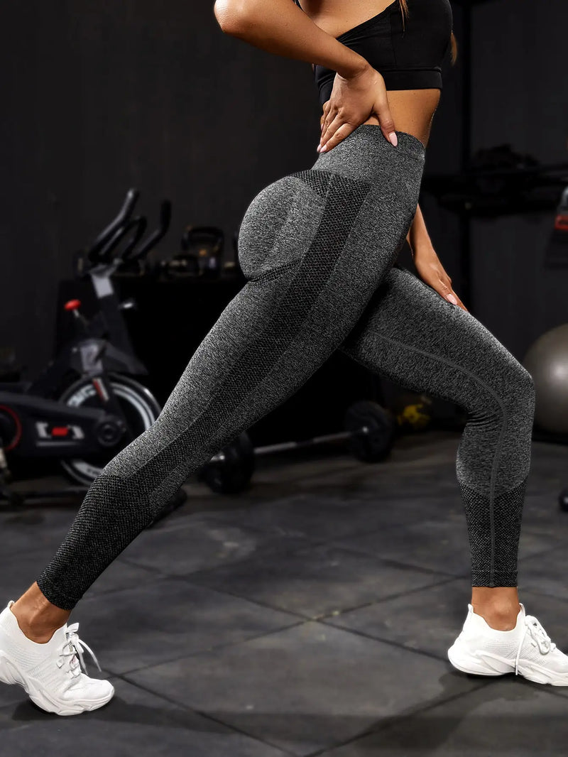Yoga Sport Women Fitness Seamless Workout Leggings Fashion Push Up.