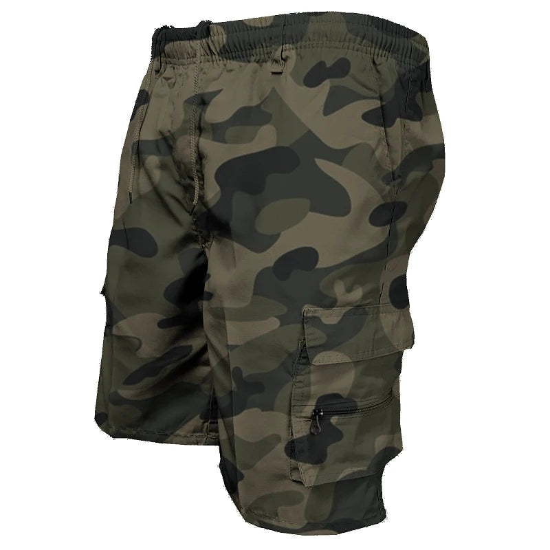 Fashion Men's Cargo Shorts Mens Casual Pants Casual Big Pocket Sports.