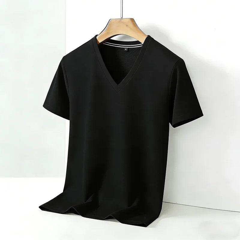 Men's Comfortable V-Neck Short Sleeve T-Shirt.