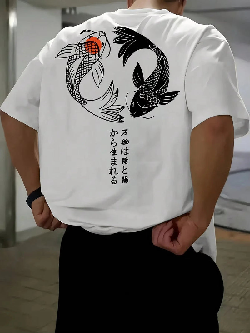Men's T-shirt Summer Daily Outdoor Sports Street Casual Comfortable Short-sleeved.