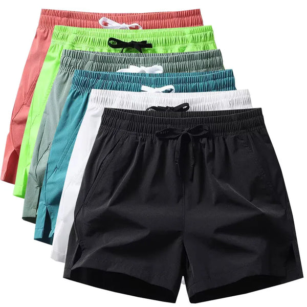 1pcs Summer Men Ice Silk Shorts Quick Drying Running Gym Pants Homme.