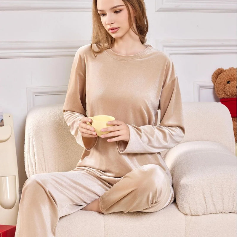 Women's Home Clothes Loungewear Sets Woman Pajamas Set.