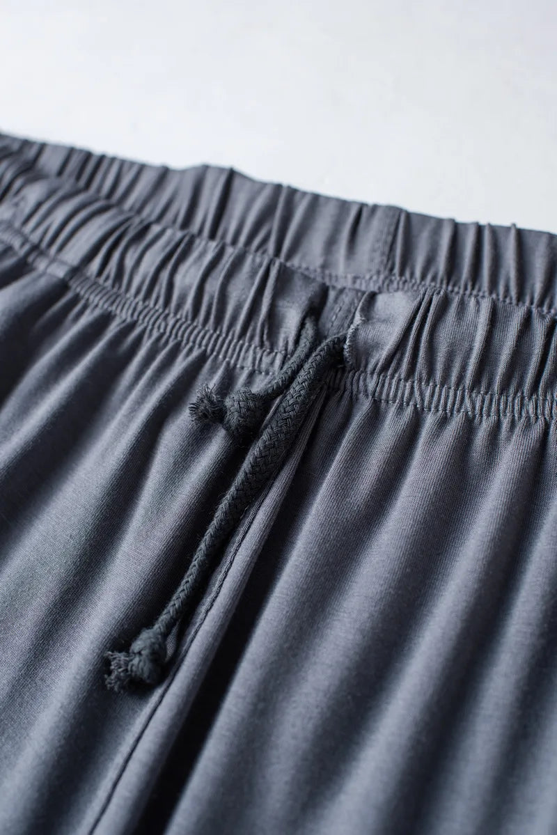 Modal Cotton Pajamas Suit Summer Men's Thin Loose Short-sleeved Shorts.