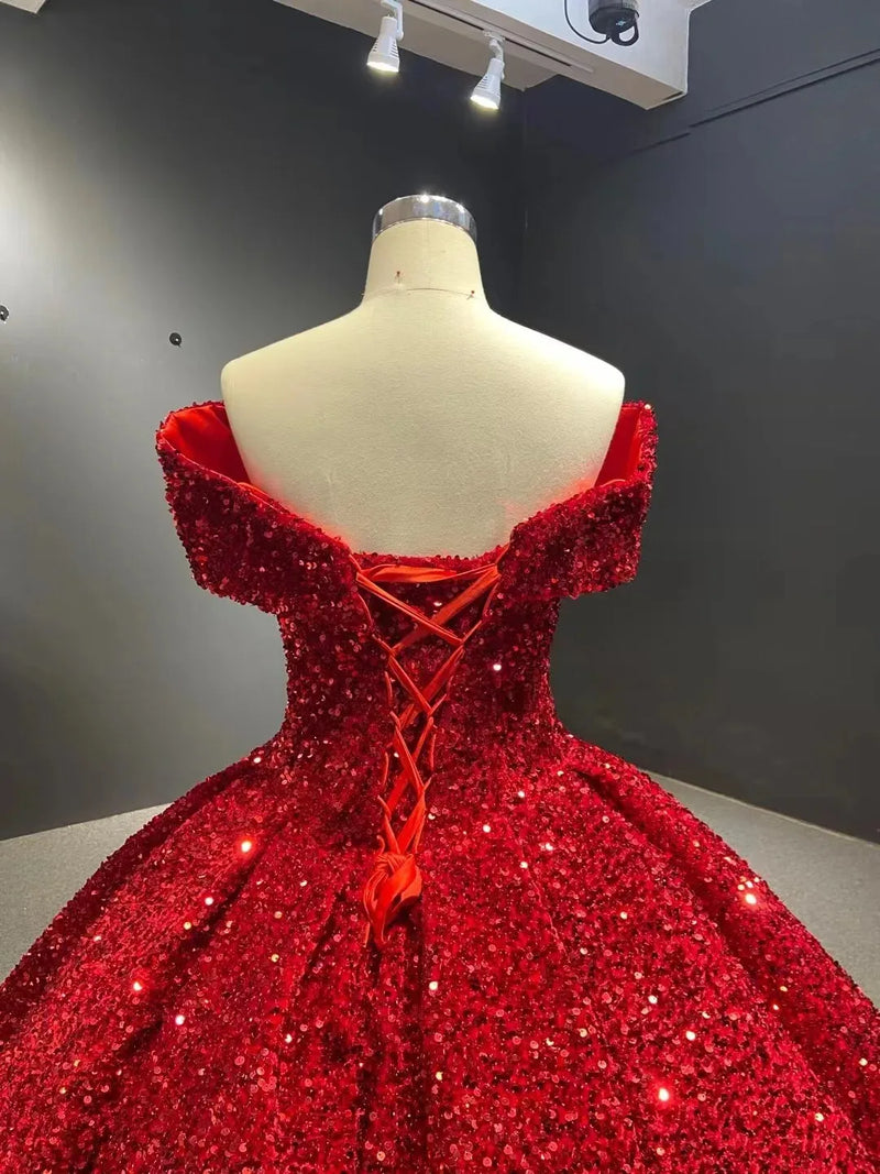 Women’s Red New Simple Bridesmaid Dresses For Wedding.