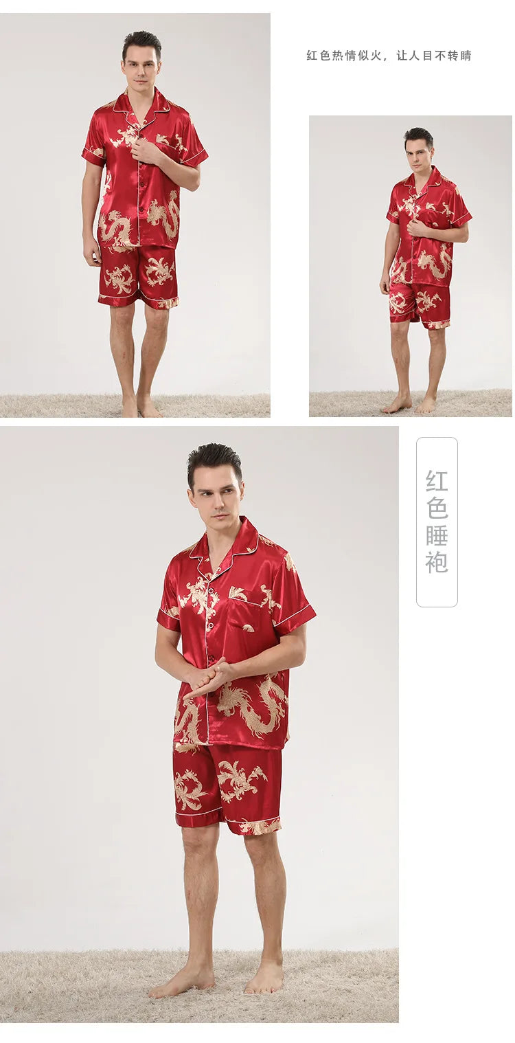 Men’s Sleepwear 2Pcs Pajamas Set.