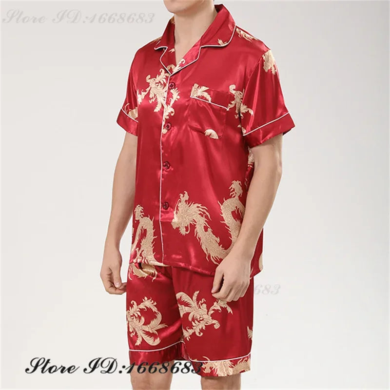 Men’s Sleepwear 2Pcs Pajamas Set.