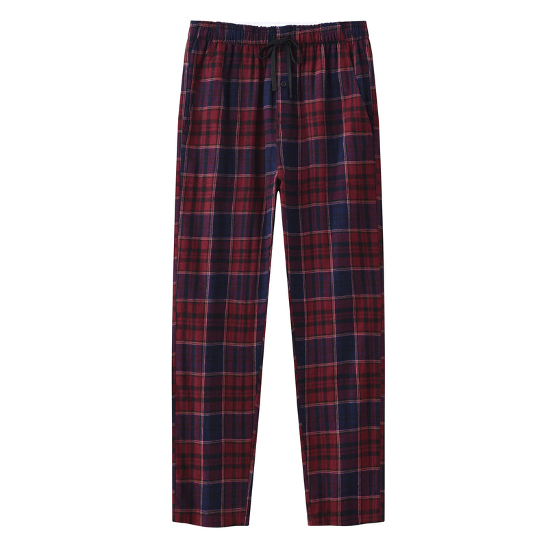 3Pcs Men's Plaid Pajama Sleeping Pants.